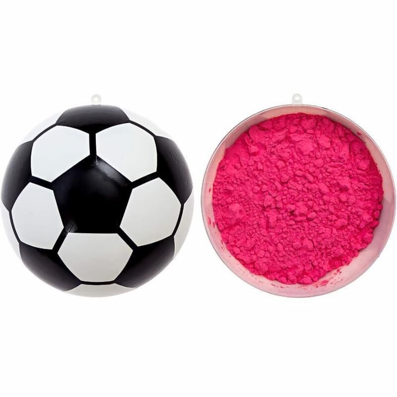 jKq49xn Gender Reveal Soccer Ball with Holi Powder - Baby Gender Surprise