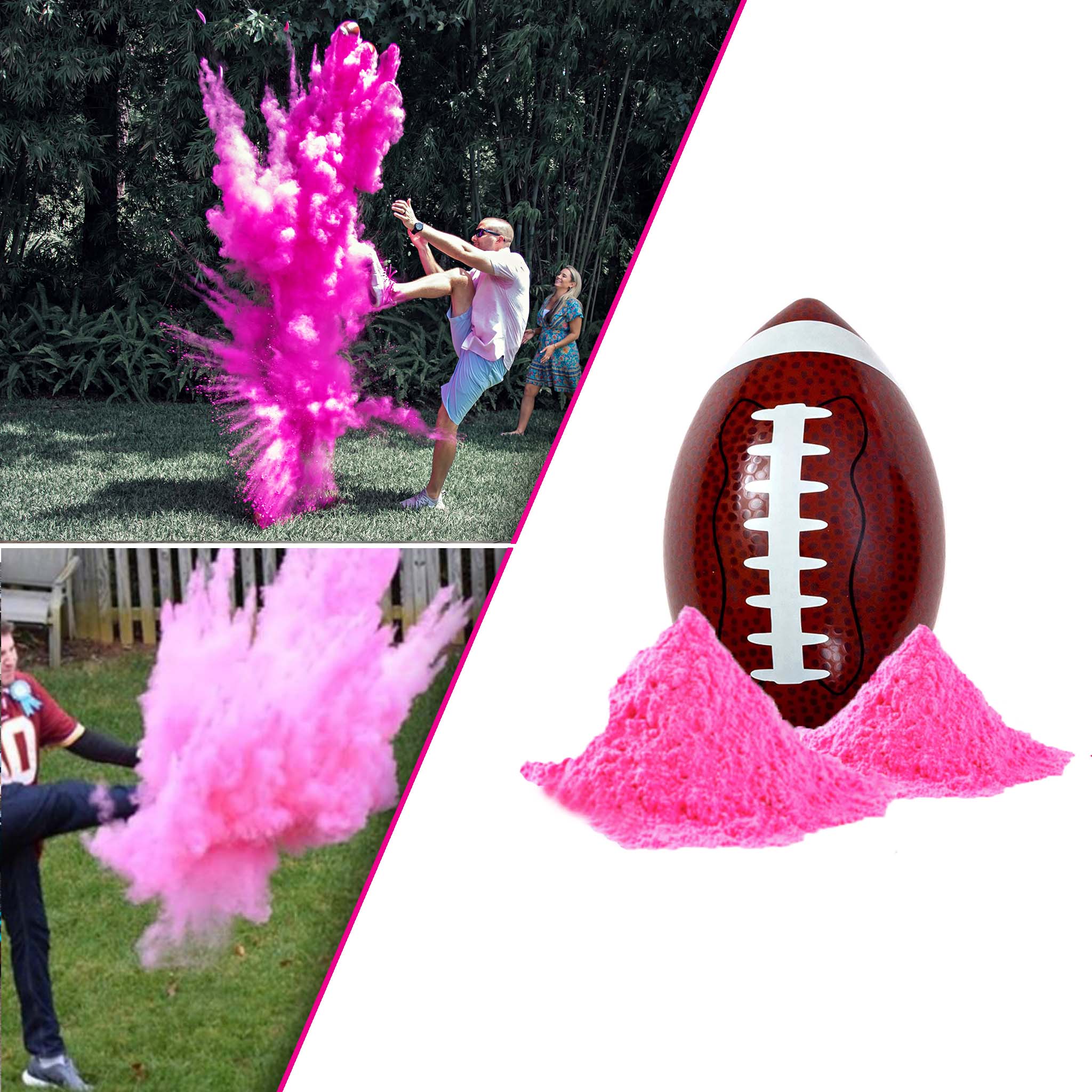 Football-Gender-Reveal-Ball_pink Gender Reveal Mini Football and Rugby Ball