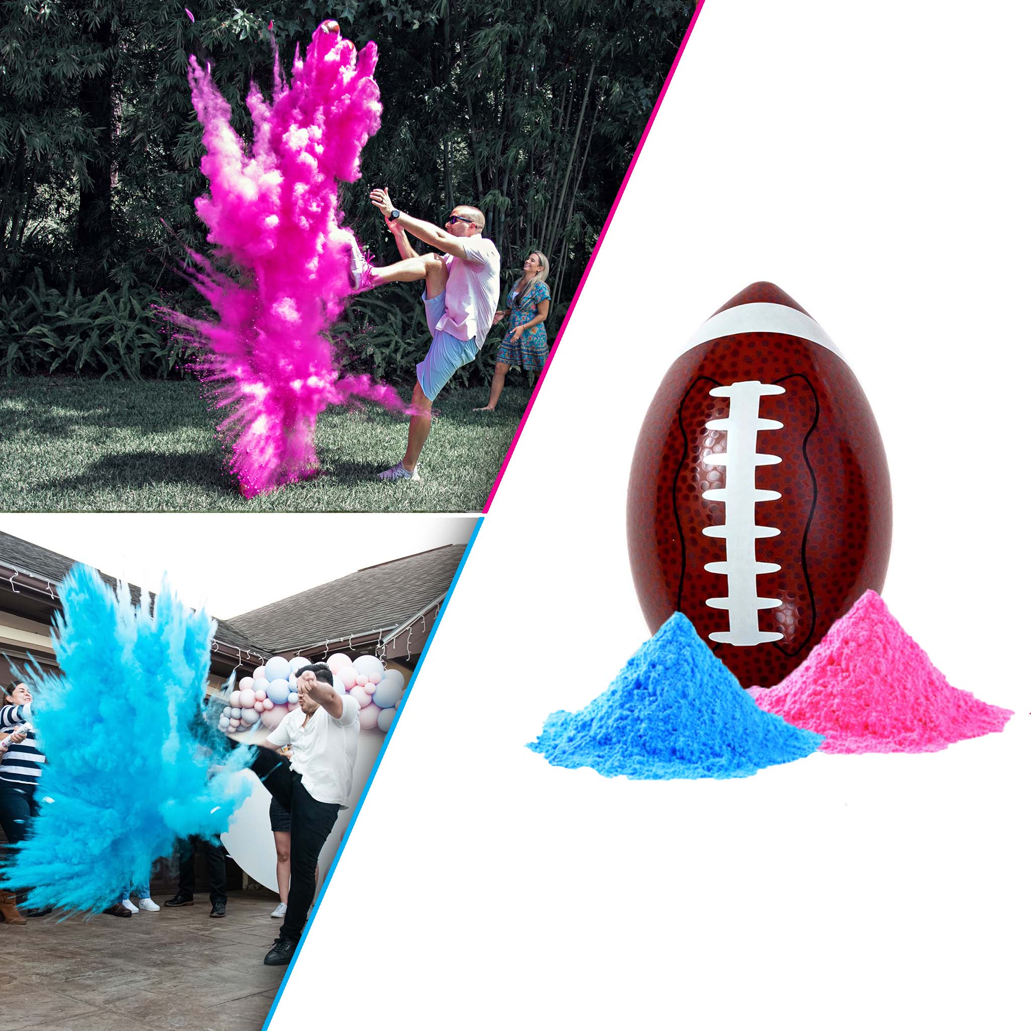 Gender-Reveal-Football Gender Reveal Mini Football and Rugby Ball